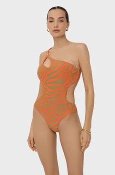 Женский купальник с узором Разноцветный 38 MARC&ANDRE L2517-191-M