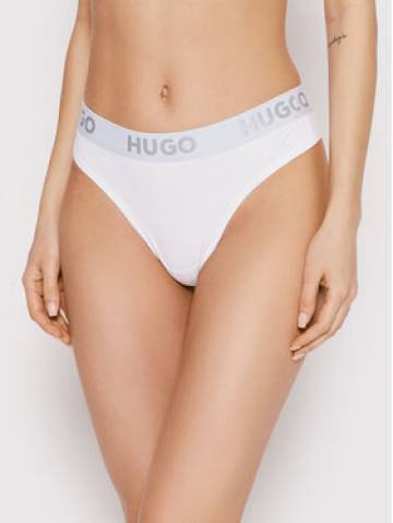 Hugo Стрінги Thong Sporty Logo 50469651 Білий Hugo Стрінги Thong Sporty Logo 50469651 Білий