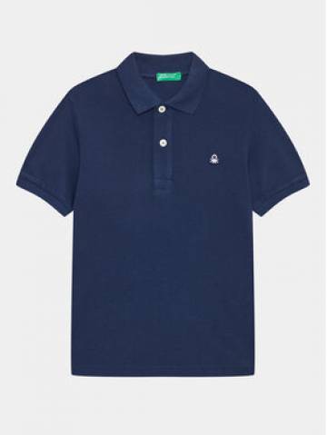 United Colors Of Benetton Поло 3089C300Q Cиній Regular Fit United Colors Of Benetton Поло 3089C300Q Cиній Regular Fit