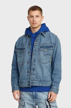 Мужская синяя джинсовая куртка Dakota Синий S G-Star RAW D23593,D536