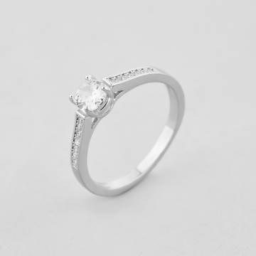 Серебряное кольцо Minimal ЛК-0106р-17 17 Серебряное кольцо Minimal ЛК-0106р-17 17