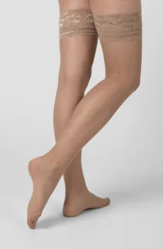 Женские бежевые чулки 15 DEN Бежевый XS-S brabrabra 202P