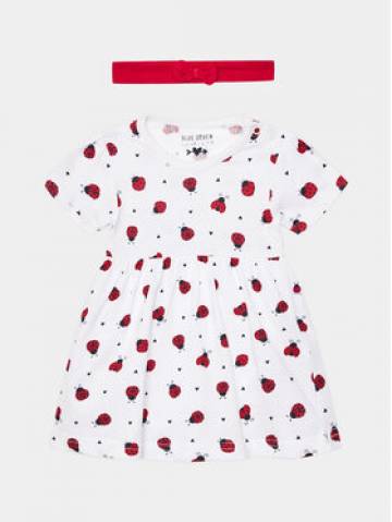 Blue Seven Повсякденна сукня 417011 X Білий Regular Fit Blue Seven Повсякденна сукня 417011 X Білий Regular Fit