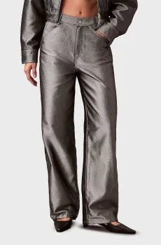 Женские серые джинсы BARREL Серый 28-RG Calvin Klein Jeans LV047E718G