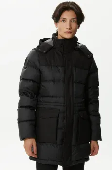 Мужская черная куртка Черный 50 Lacoste BH226363S