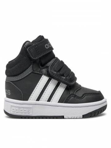 adidas Снікерcи Hoops Mid GW0408 Чорний adidas Снікерcи Hoops Mid GW0408 Чорний