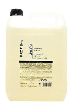 Очищающий шампунь Profi Style Basic Shampoo для всех типов волос, 5 л