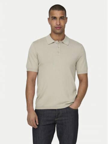 Only & Sons Поло Wyler 22022219 Бежевий Regular Fit Only & Sons Поло Wyler 22022219 Бежевий Regular Fit