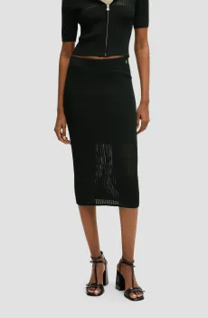 Женская черная юбка Черный M HUGO 50532181;001