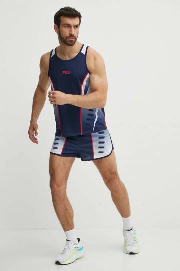 Футболка для бега Fila Riez цвет синий FAM0637 Футболка для бега Fila Riez цвет синий FAM0637