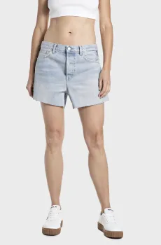 Женские голубые джинсовые шорты Голубой 24 Replay WA548 .000.250 175