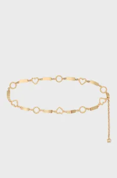 Женский золотистый ремень Золотой S MAJE MFACE00480_Gold