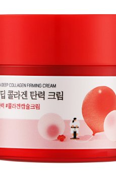 Крем для лица Round Lab Camellia Deep Collagen Firming Cream с коллагеном, 50 мл