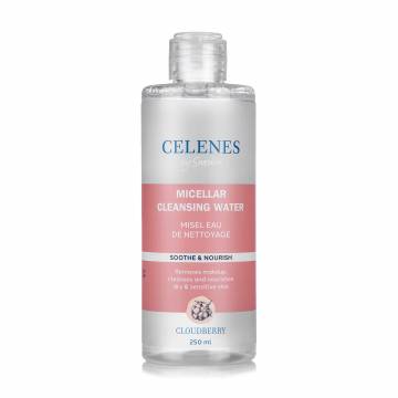 Мицеллярная вода Celenes Cloudberry Micellar Cleansing Water с морошкой, для сухой и чувствительной кожи, 250 мл Мицеллярная вода Celenes Cloudberry Micellar Cleansing Water с морошкой, для сухой и чувствительной кожи, 250 мл