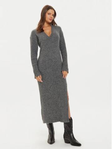 Liu Jo Трикотажна сукня WF4532 MA57P Сірий Slim Fit Liu Jo Трикотажна сукня WF4532 MA57P Сірий Slim Fit