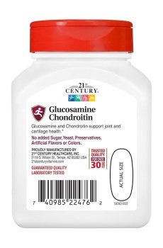 Глюкозамин и хондроитин 21st Century Glucosamine Chondroitin, 120 капсул