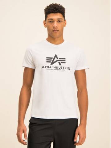 Alpha Industries Футболка Basic 100501 Білий Regular Fit Alpha Industries Футболка Basic 100501 Білий Regular Fit