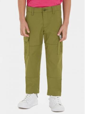 Tommy Hilfiger Штани з тканини KB0KB08471 Зелений Regular Fit Tommy Hilfiger Штани з тканини KB0KB08471 Зелений Regular Fit