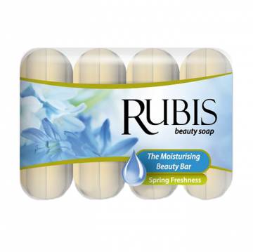 Твердое мыло Rubis Spring Freshness The Moisturising Beauty Bar Весенняя свежесть, 4*60 г Твердое мыло Rubis Spring Freshness The Moisturising Beauty Bar Весенняя свежесть, 4*60 г