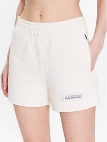 Napapijri Спортивні шорти N-Morgex NP0A4GXI Écru Regular Fit Napapijri Спортивні шорти N-Morgex NP0A4GXI Écru Regular Fit