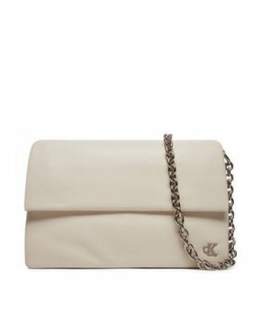 Calvin Klein Jeans Сумка Micro Mono Ew Flap25 Pu K60K611947 Бежевий Calvin Klein Jeans Сумка Micro Mono Ew Flap25 Pu K60K611947 Бежевий
