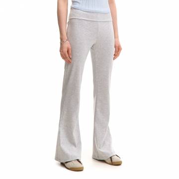 Cropp - Розкльошені штани - light grey Cropp - Розкльошені штани - light grey