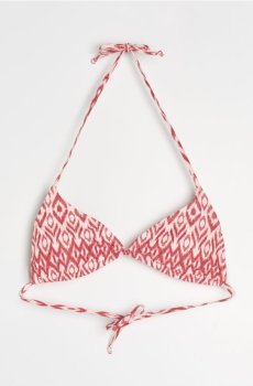 Трикутний Верх Бікіні із Зав’язками на Шиї та Спині - різнобарвний