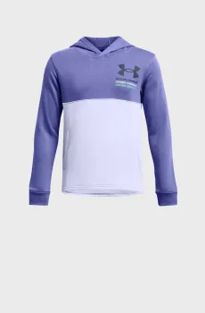 Детское фиолетовое худи UA Boys Rival Terry Hoodie Фиолетовый 18 Under Armour 1383132-561