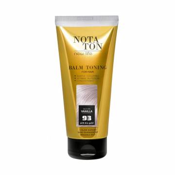 Тонирующий бальзам для волос Notaton New Life Balm Toning с био-золотом, 93 Нежная ваниль, 150 мл Тонирующий бальзам для волос Notaton New Life Balm Toning с био-золотом, 93 Нежная ваниль, 150 мл