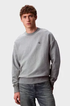 Мужской серый свитшот PREMIUM TERRY MONOGRAM Серый L Calvin Klein Jeans LV04RC277G
