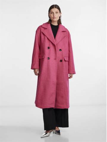 YAS Вовняне пальто Mila 26030712 Рожевий Loose Fit YAS Вовняне пальто Mila 26030712 Рожевий Loose Fit