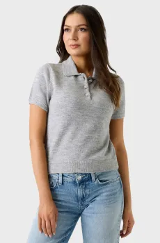 Женское серое поло Серый XS Guess W6RR34.Z4382;LMGY