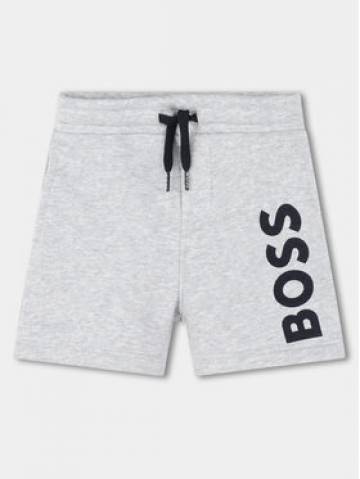 Boss Спортивні шорти J50580 S Сірий Regular Fit Boss Спортивні шорти J50580 S Сірий Regular Fit
