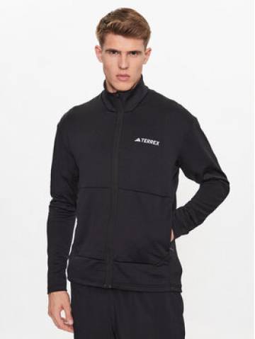 adidas Флісовий реглан IB1818 Чорний Slim Fit adidas Флісовий реглан IB1818 Чорний Slim Fit