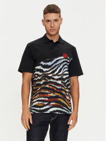 Just Cavalli Поло 76OAG6R1 Чорний Regular Fit Just Cavalli Поло 76OAG6R1 Чорний Regular Fit