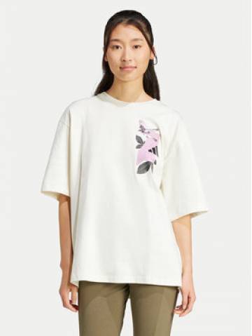 adidas Футболка Lens Elevated Graphic JN6574 Білий Oversize adidas Футболка Lens Elevated Graphic JN6574 Білий Oversize