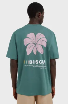 Мужская зеленая футболка Hibiscus Зеленый L SPRINGFIELD 263492