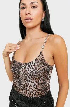 Женское боди с узором Разноцветный M Tally Weijl SBOPEKIKIS2