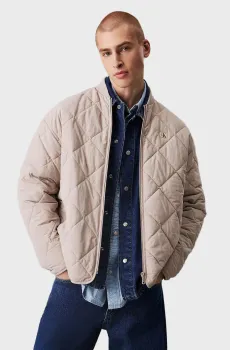 Мужская бежевая куртка QUILTED JACKET Бежевый L Calvin Klein Jeans J30J326936