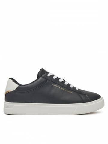 Tommy Hilfiger Снікерcи Essential Court Sneaker FW0FW08320 Чорний Tommy Hilfiger Снікерcи Essential Court Sneaker FW0FW08320 Чорний