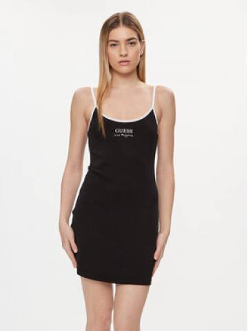 Guess Повсякденна сукня E4GK00 KBP41 Чорний Slim Fit Guess Повсякденна сукня E4GK00 KBP41 Чорний Slim Fit