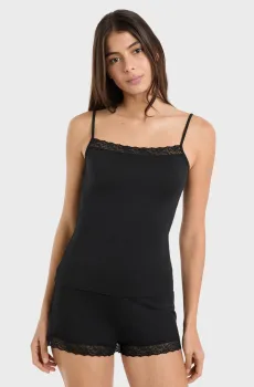 Женский черный топ KITTY Черный XS Etam 6557884