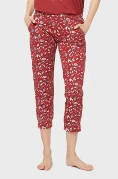 Женские красные брюки 3/4 KLAUDIE Красный M Etam 6509008