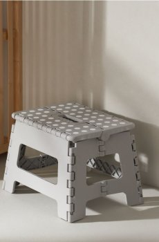 Стілець для ніг - сірий