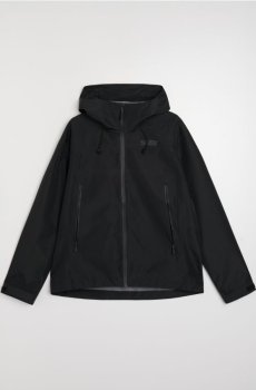 Водонепроникна технічна куртка з капюшоном - чорний