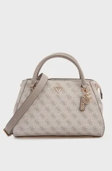Женская бежевая сумка с узором NOELLE II LUXURY Бежевый ONESIZE Guess HWBG9672070