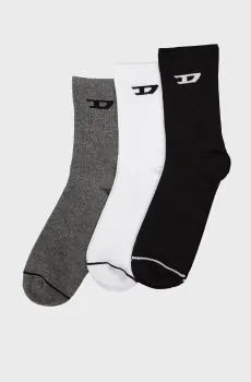 Мужские носки (3 пары) SKM-D-TENNIS Разноцветный 39-42 Diesel A17883 0LKBI