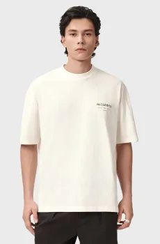 Мужская белая футболка UNDERGROUND Белый S AllSaints M071PB