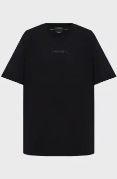 Мужская черная футболка Черный XL BOSS 50559235;001