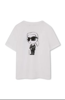 Детская хлопковая футболка Karl Lagerfeld